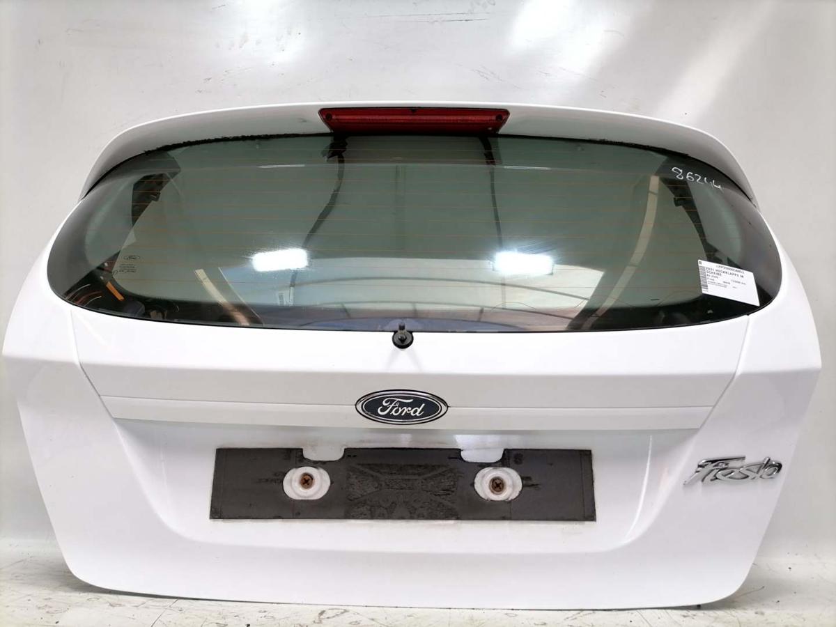 Ford Fiesta JA8 original Heckklappe mit Heckscheibe Frost Wei&szlig; Bj.2010